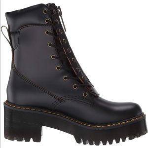 Dr. Martens Karmilla Heeled Leather Boots / Combat Shoes Doc